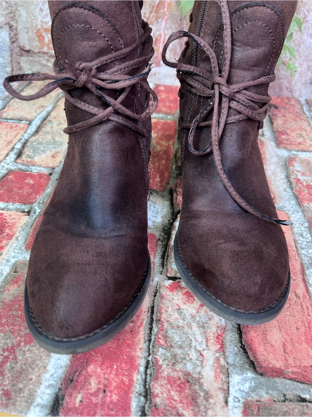 VERY VOLATILE Rainbow Inset Lace Up Festival Boots, 10 - Picture 6 of 15